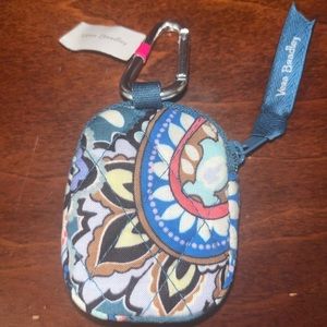 NWT Vera Bradley Bag Charm in Haymarket Paisley Jewel Pattern!